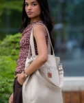 Torba "TOTE BAG" w kolorze BEŻOWYM