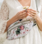 Nerka z wodoodpornego, drukowanego poliestru, wzór łączka